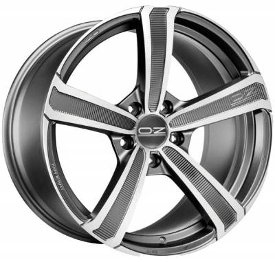 OZ Racing Montecarlo HLT - Matt Graphite Diamond Cut